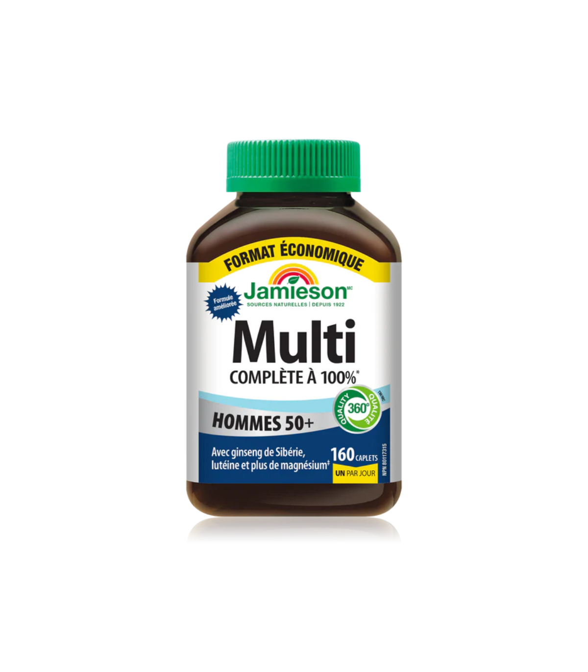 Jamieson 100% Complete Multi Men 50+ - VALUE SIZE 160 Capsules | Meilleur prix du jour, Bonnes affaires du jour | VITASHOP