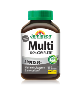 Jamieson 100% Complete Multi Adult 50+ 115 Capsules | 每日最低价，每日特价 | VITASHOP