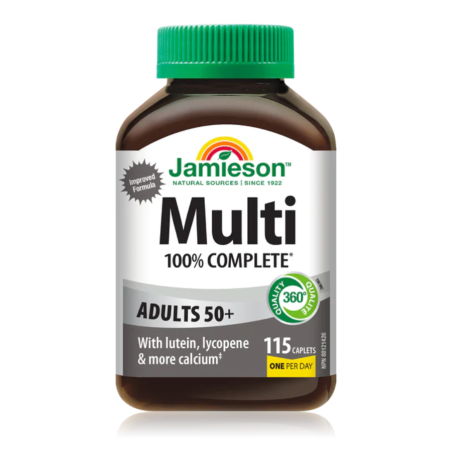 Jamieson 100% Complete Multi Adult 50+ 115 Capsules | Unbeatable Prices, Daily Deals | VITASHOP