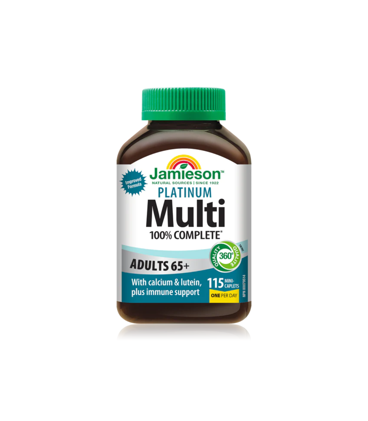 Jamieson 100% Complete Multi Platinum 115 Capsules | Meilleur prix du jour, Bonnes Affaires du jour | VITASHOP