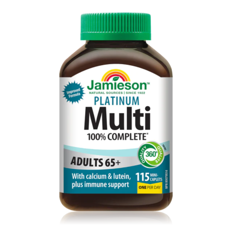 Jamieson 100% Complete Multi Platinum 115 Capsules | Meilleur prix du jour, Bonnes Affaires du jour | VITASHOP