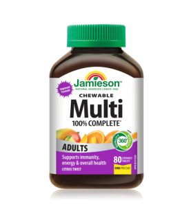 Jamieson 100% Complete Multi Multi Chewable 80 Capsules | 每日最低价，每日特价 | VITASHOP