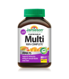 Jamieson 100% Complete Multi Chewable 80 Capsules | Unbeatable Prices, Daily Deals | VITASHOP