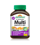Jamieson 100% Complete Multi Chewable 80 Capsules | Unbeatable Prices, Daily Deals | VITASHOP