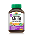 Jamieson 100% Complete Multi Multi Chewable 80 Capsules | 每日最低价，每日特价 | VITASHOP