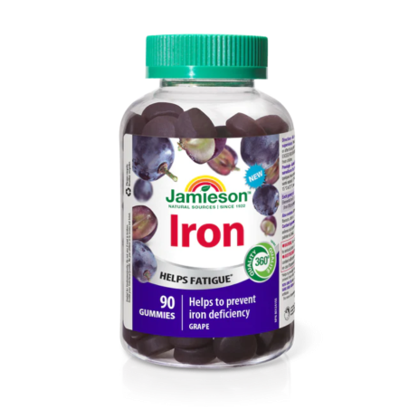 Jamieson Iron Gummy 18mg 90 Gummy | Unbeatable Prices, Daily Deals | VITASHOP