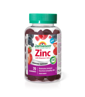Jamieson 锌软糖 30mg 70 Gummy | 每日最低价，每日特价 | VITASHOP