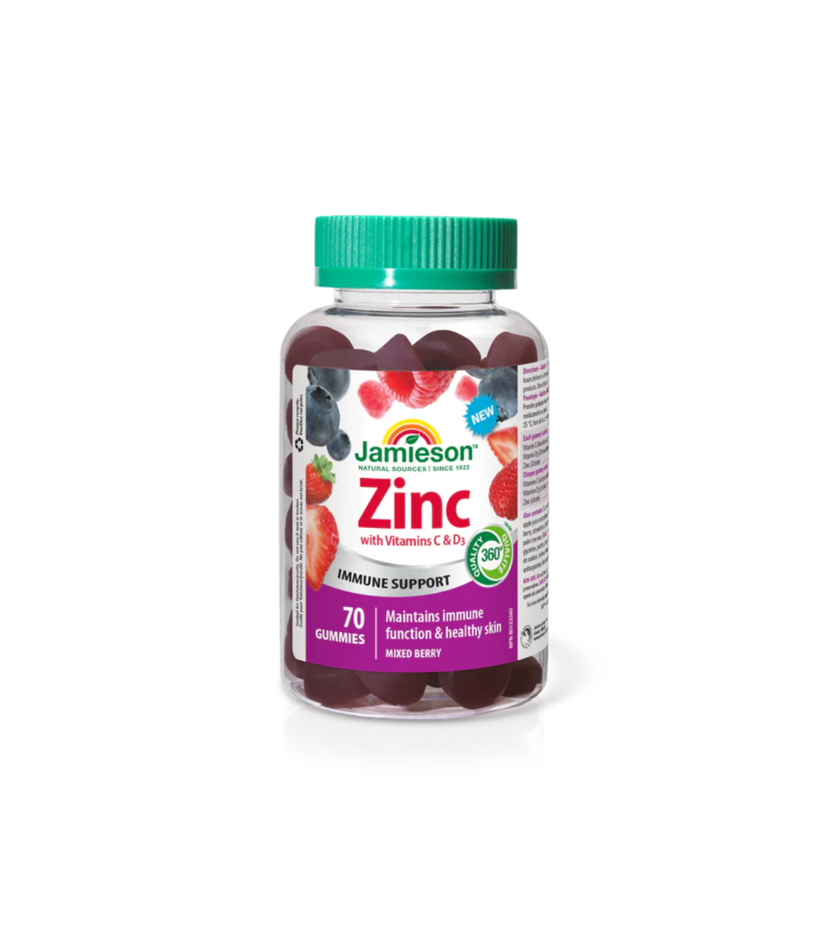 Jamieson 锌软糖 30mg 70 Gummy | 每日最低价，每日特价 | VITASHOP