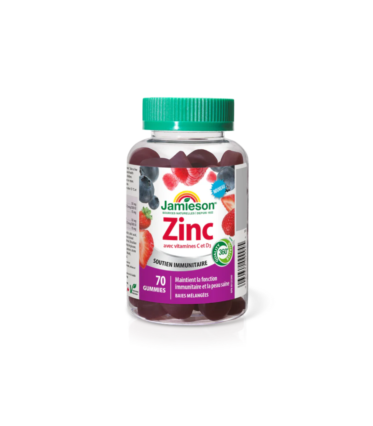 Jamieson Zinc Gummy 30mg 70 Gummy | Unbeatable Prices, Daily Deals | VITASHOP