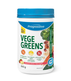 Progressive Nutritionals VegeGreens - Strawberry Banana 265g | Unbeatable Prices, Daily Deals | VITASHOP