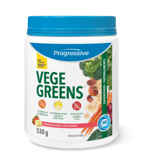 Progressive VegeGreens - Fraise Banane 530g | Meilleur prix du jour, Bonnes Affaires du jour | VITASHOP