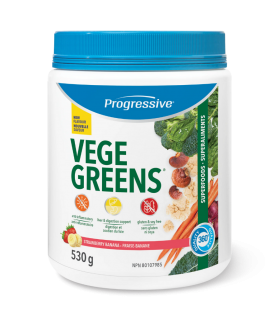 Progressive Nutritionals VegeGreens - Strawberry Banana 530g | Unbeatable Prices, Daily Deals | VITASHOP