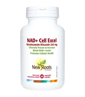 New Roots NAD+ Cell Excel 60 gélules