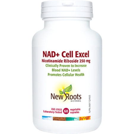 New Roots NAD+ Cell Excel 60 gélules