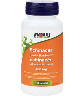 NOW Foods Echinacea 400 mg, 100 Capsules | Unbeatable Prices, Daily Deals | VITASHOP