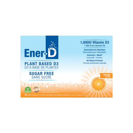 Ener-D sucre boîte orange gratuite de 24
