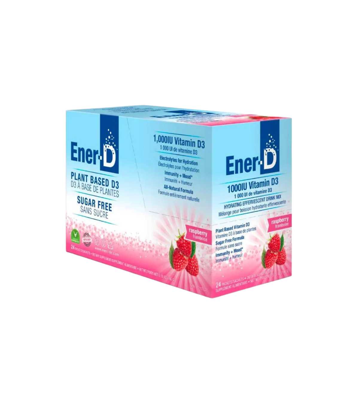 Ener-D McG Free Raspberry Box 24