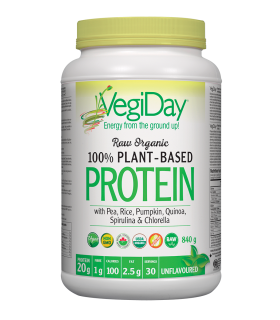VegiDay VegiDay Raw Organic Plant-Based Protein, Unflavoured 840 g | Unbeatable Prices, Daily Deals | VITASHOP