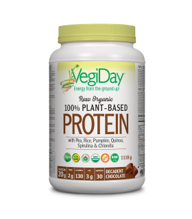VegiDay VegiDay Raw Organic Plant-Based Protein, Decadent Chocolate 1110 g | Unbeatable Prices, Daily Deals | VITASHOP