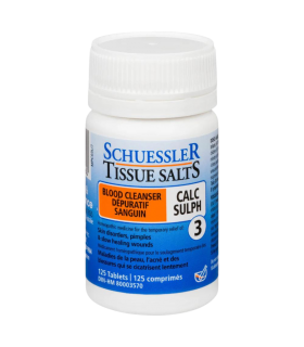Schuessler Tissue salts CALC SULPH 125 tablets | Unbeatable Prices, Daily Deals | VITASHOP