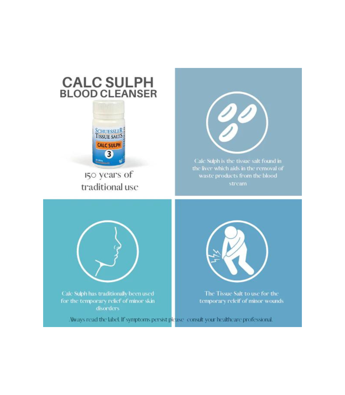 Schuessler 组织盐 CALC SULPH 125 片