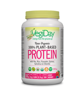 VegiDay VegiDay Raw Organic Plant-Based Protein, Very Berry 972 g | Unbeatable Prices, Daily Deals | VITASHOP
