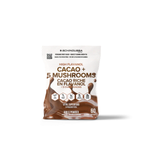 HIGH FLAVANOL CACAO + 5 MUSHROOMS 300 G