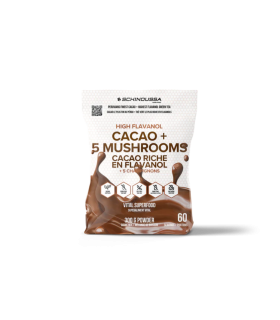 높은 FLAVANOL CACAO + 5개의 MUSHROOMS 300 G