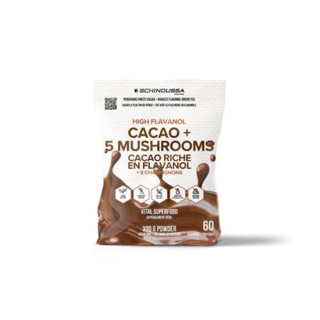 HIGH FLAVANOL CACAO + 5 MUSHROOMS 300 G