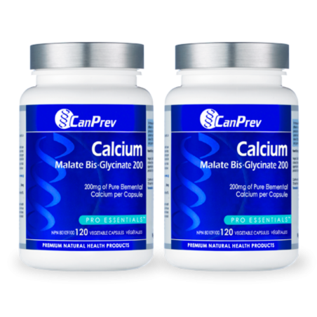 Calcium Malate Bis-Glycinate 200 120 Vegi Capsules | Safest & Easiest Shopping Vitamins Online | VITASHOP