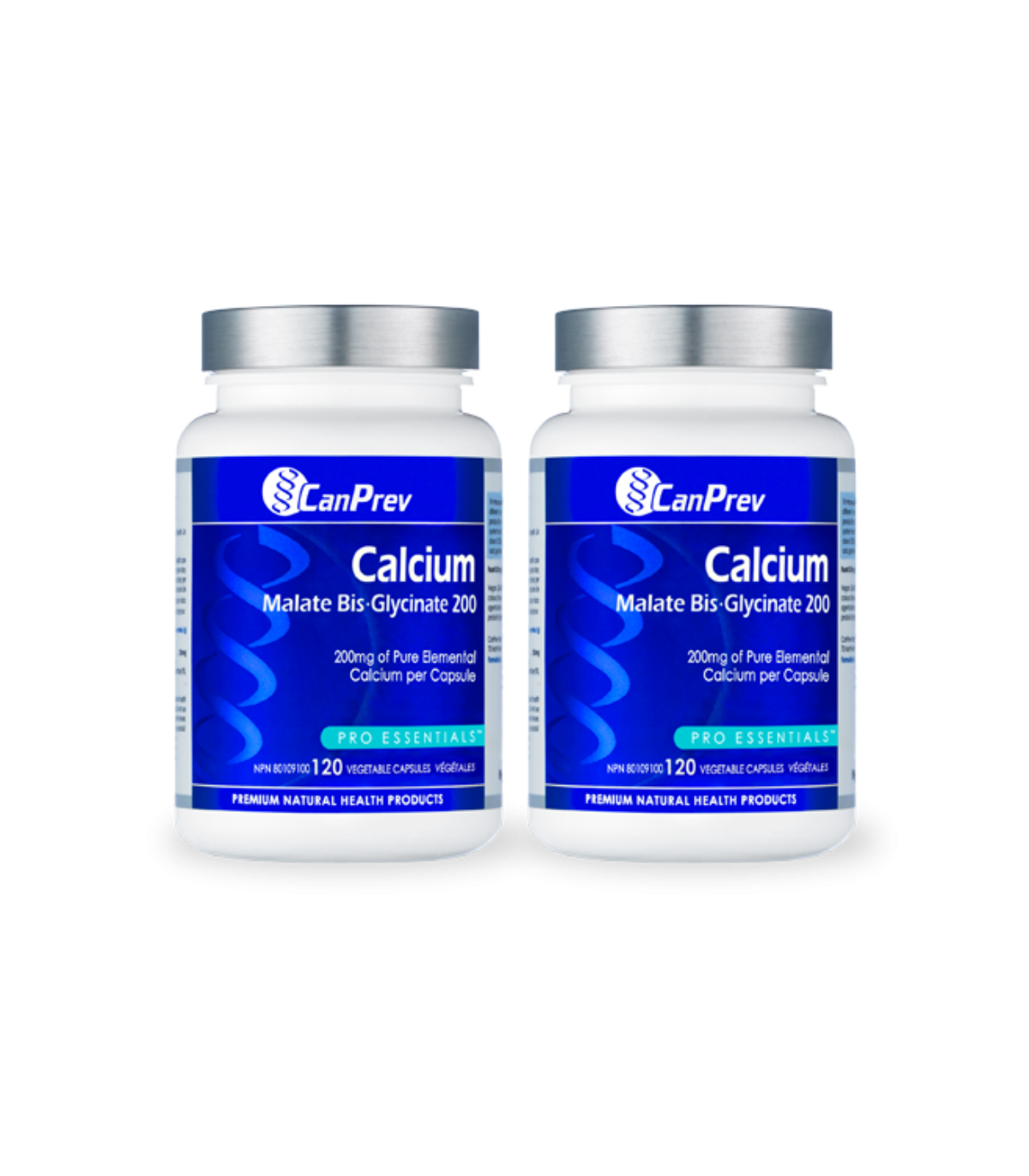 Calcium Malate Bis-Glycinate 200 120 Vegi Capsules | Safest & Easiest Shopping Vitamins Online | VITASHOP