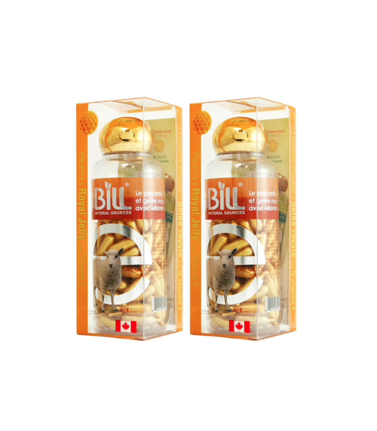 Bill Beauty & Health Bill Lamb Placenta Facial Oil Royal Jelly with Vitamin E 100 Gelcaps | Unbeatable Prices, Daily Deals | VIT