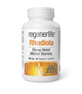 Natural Factors Regenerlife Rhodiola 500 mg 60caps