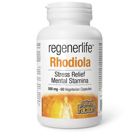 Natural Factors Regenerlife Rhodiola 500 mg 60caps