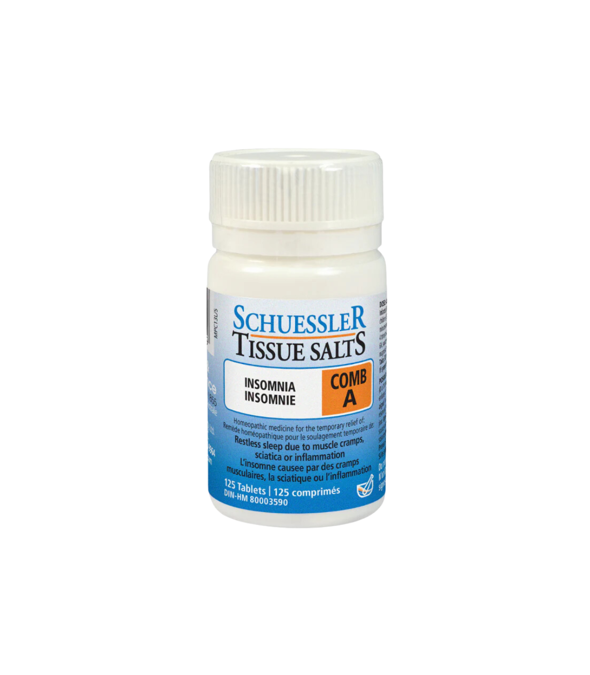 Schuessler Tissue salts COMB A 125 comprimés |Prix imbattables, Forfaits quotidiens | VITASHOP