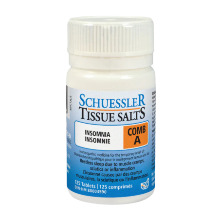 Schuessler Tissue salts COMB A 125 comprimés |Prix imbattables, Forfaits quotidiens | VITASHOP