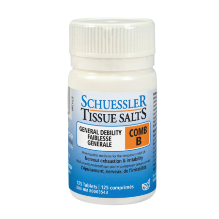 Schuessler Tissue salts COMB B 125 타블렛 | 이용 불가능한 가격, 일일 상품 | VITASHOP