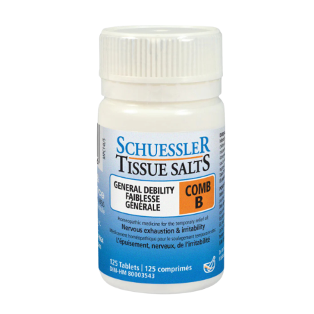 Schuessler Tissue salts COMB B 125 片 | 无与伦比的价格，每日优惠 | 维他商城