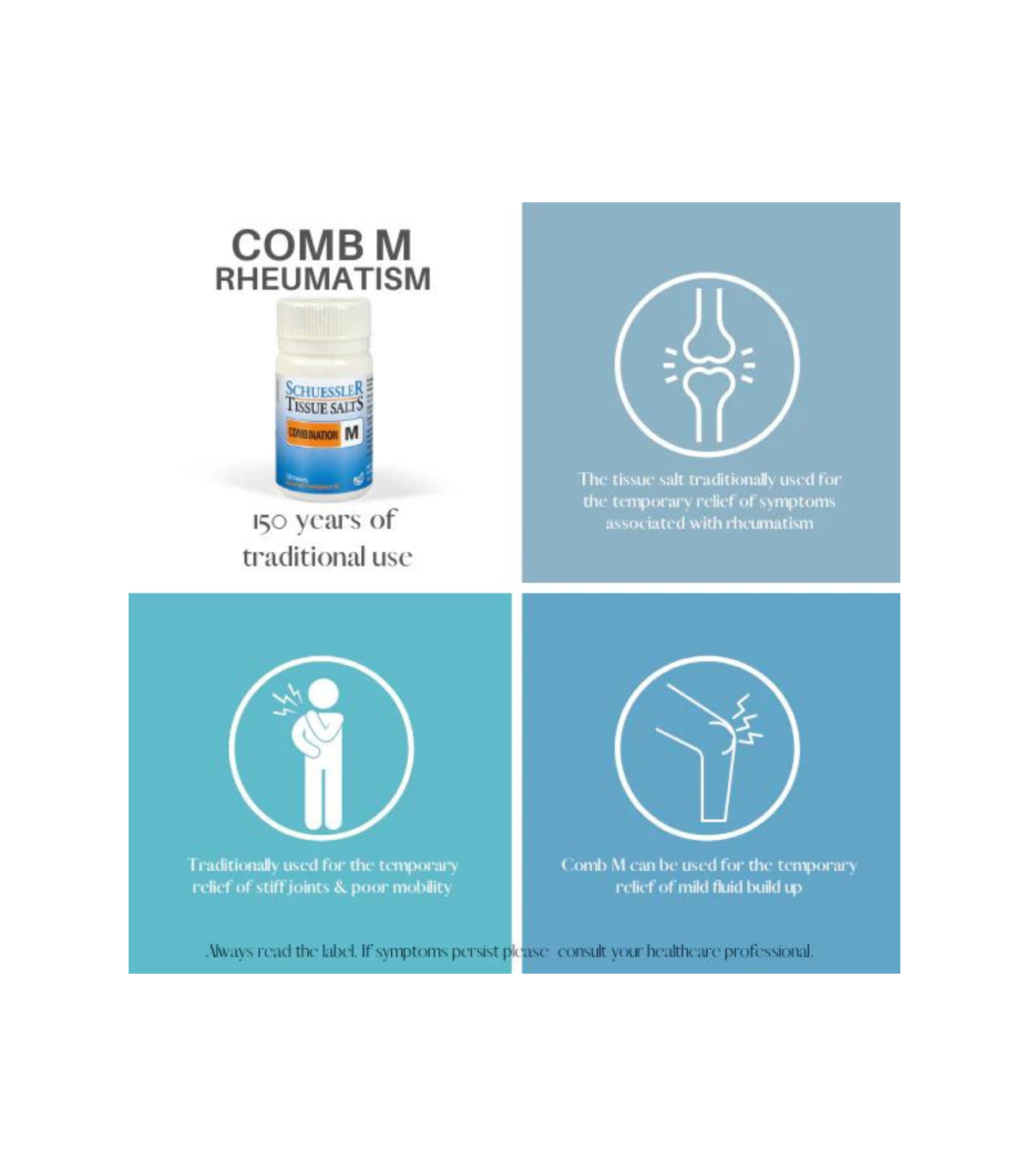 Schuessler Tissue Salts COMB M 125 tablets
