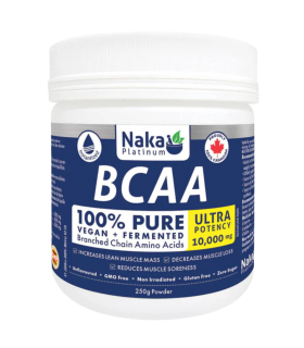 Naka Platinum Ultra BCAA 10,000 毫克粉末 250 克 | 无与伦比的价格，每日优惠 | 维他商城