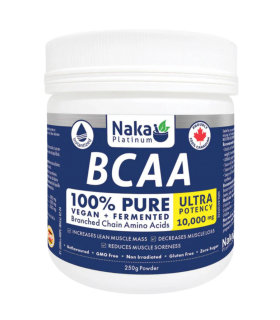 Naka Platinum Ultra BCAA 10,000 毫克粉末 250 克 | 无与伦比的价格，每日优惠 | 维他商城