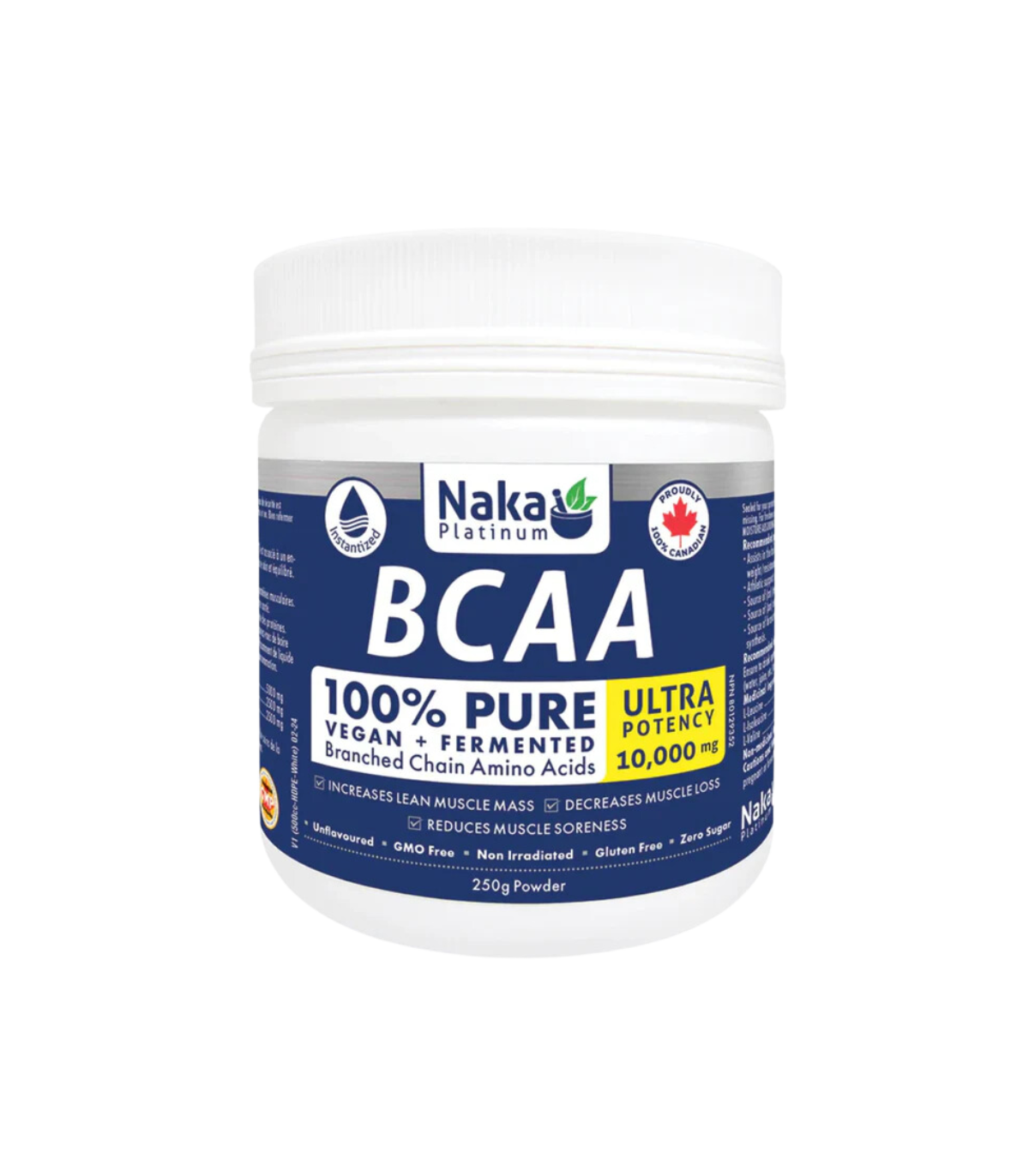 Naka 플래티넘 울트라 BCAA 10,000 mg 분말 250g | 비유형 가격, 일일 상품 | VITASHOP