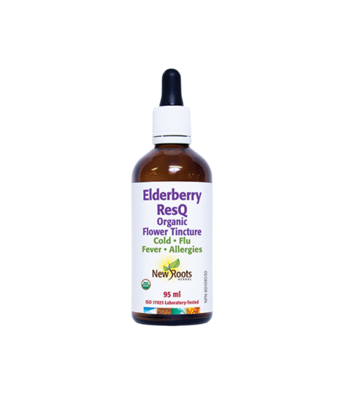 New Roots Elderberry ResQ Organic Flower Tincture 95ml