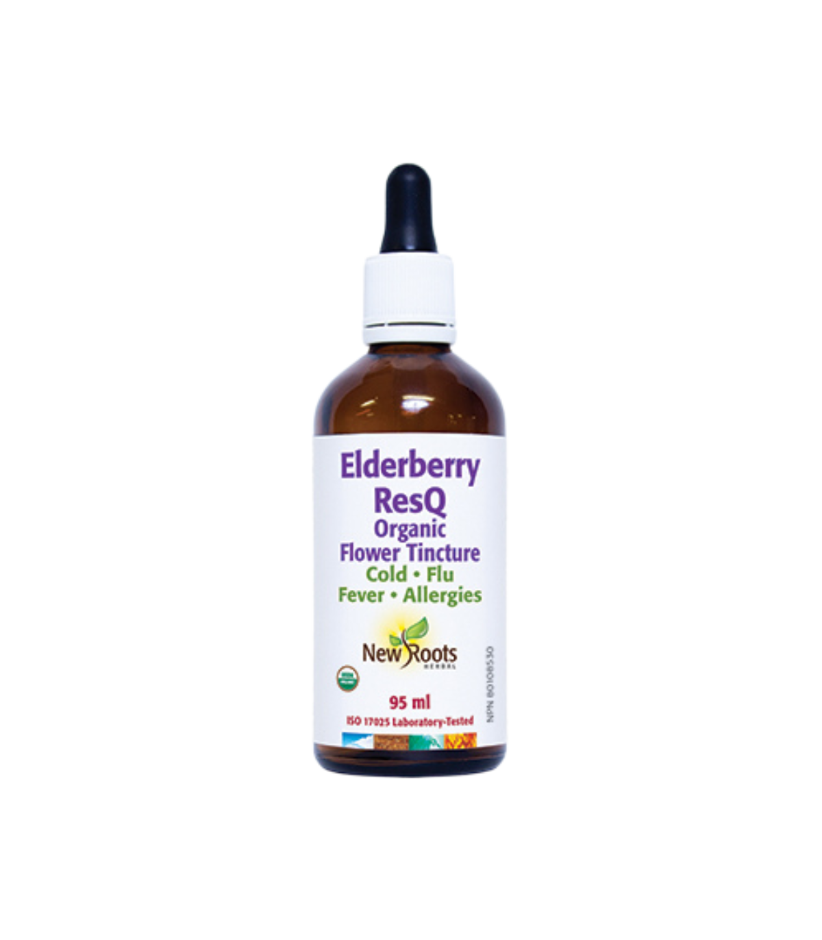 New Roots 엘더베리 레스큐 유기농 꽃 팅크처 95ml