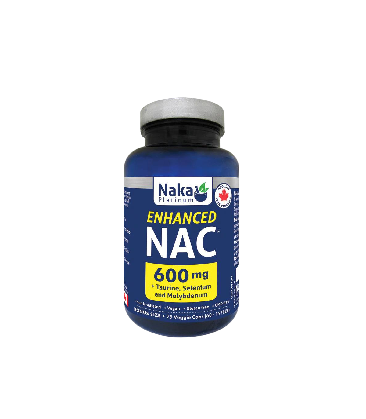 NAKA Enhanced NAC 600mg 75caps