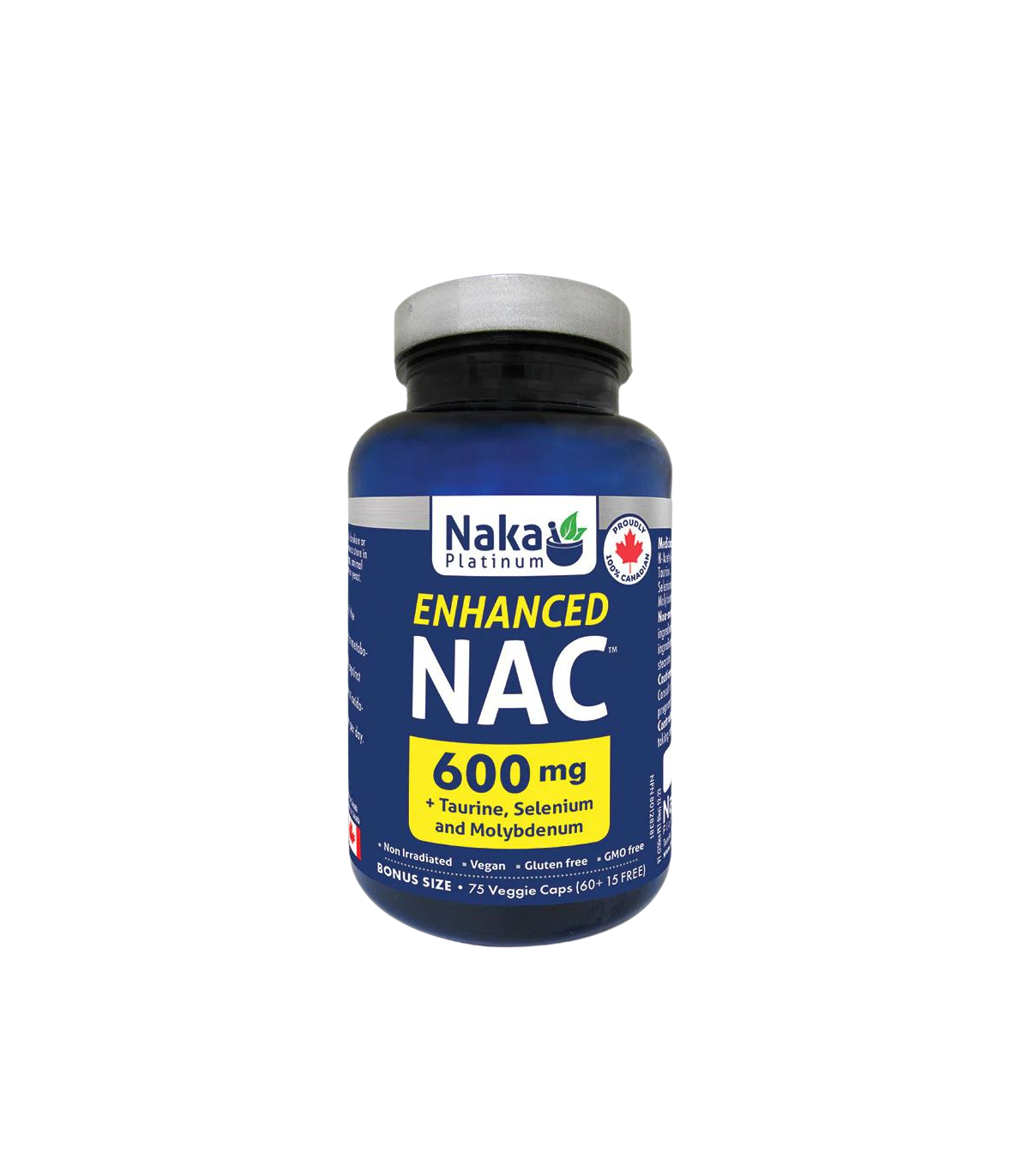 NAKA Enhanced NAC 600mg 75caps