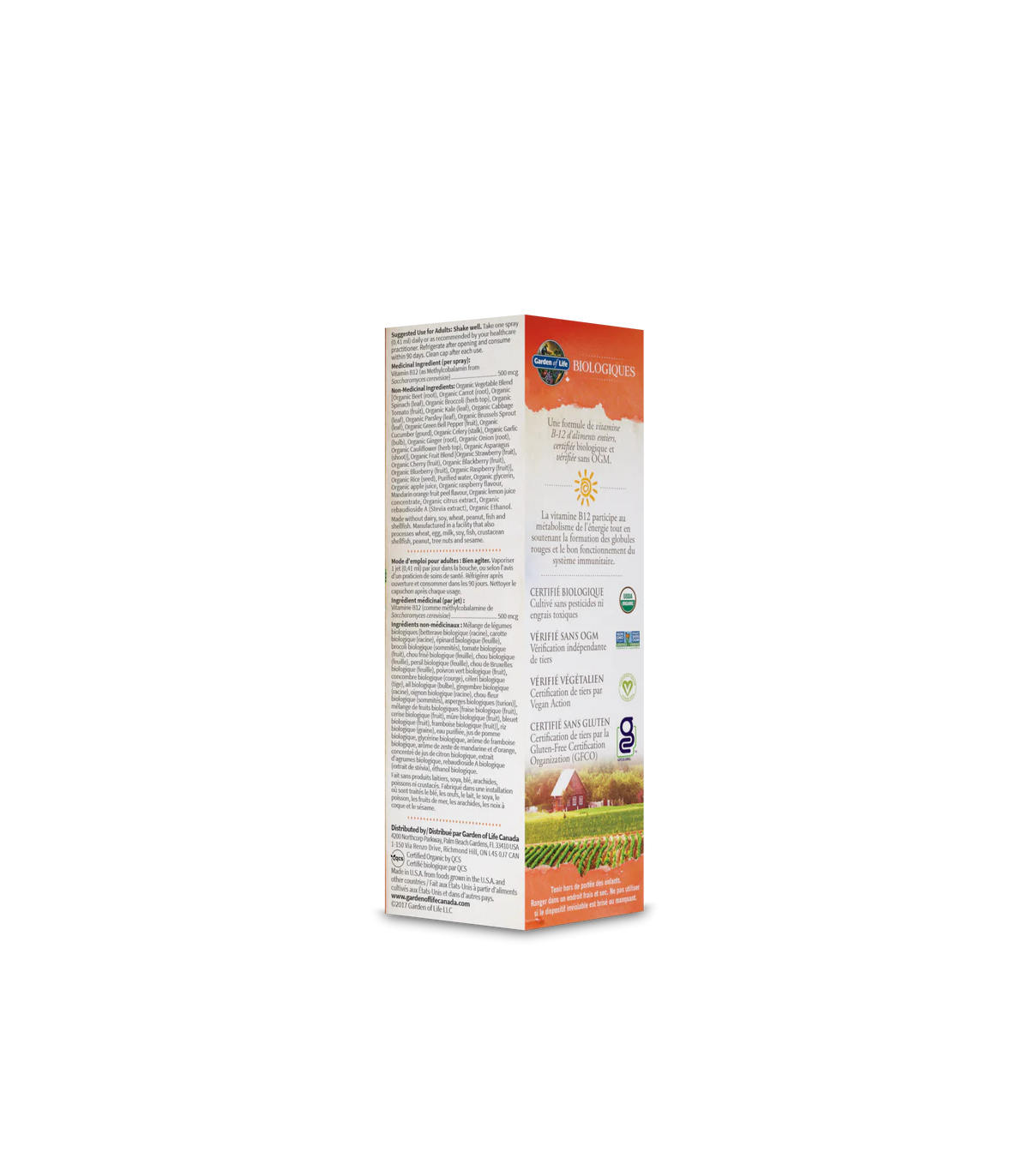 Garden of Life ORGANICS VITAMIN B-12 SPRAY 58ml