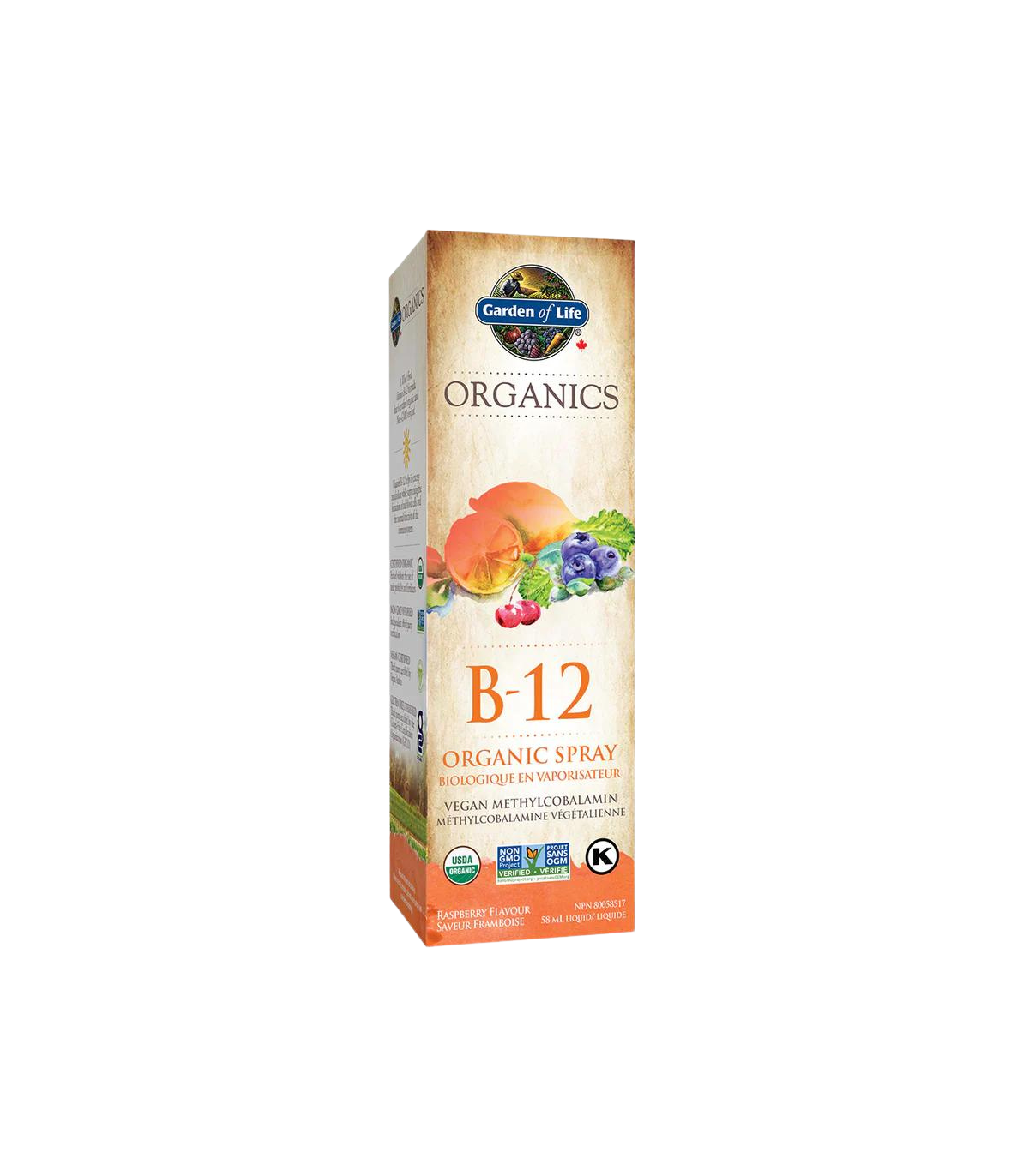 Garden of Life ORGANICS VITAMIN B-12 SPRAY 58ml