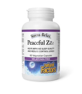 Natural Factors Stress-Relax Plongée Zzz 60caps