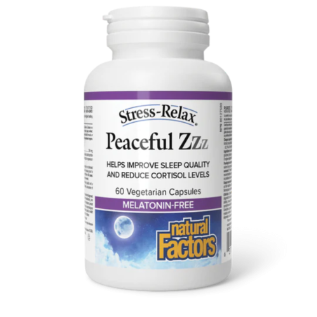 Natural Factors Stress-Relax Peaceful Zzz 60caps